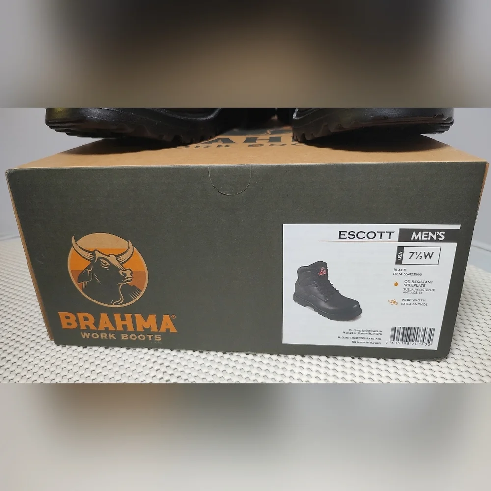 Brahma Men's Size 7.5W Escott Wide Width 6
